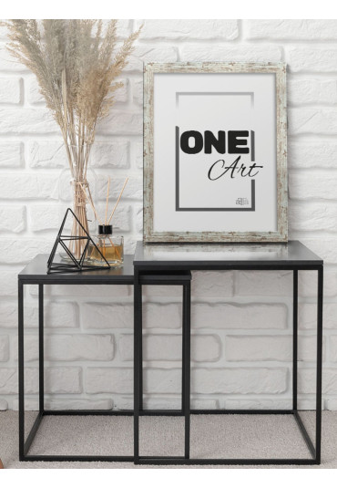 Ramka Hekla MDF bielona sosna