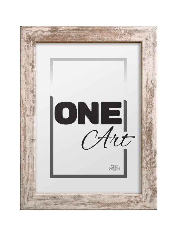 Ramka Hekla MDF bielona sosna