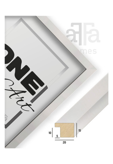 Ramka Hekla MDF biała