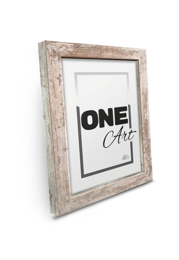 Ramka Hekla MDF bielona sosna