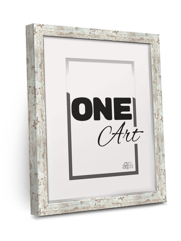 Ramka Hekla MDF bielona sosna