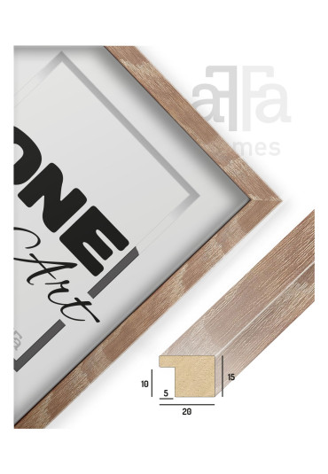 Ramka Hekla MDF Sonoma jasna