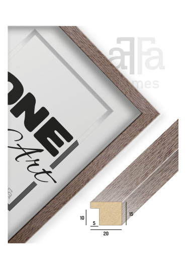 Ramka Hekla MDF Sonoma truflowa