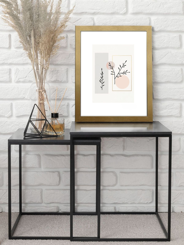 Ramka Hekla MDF złota