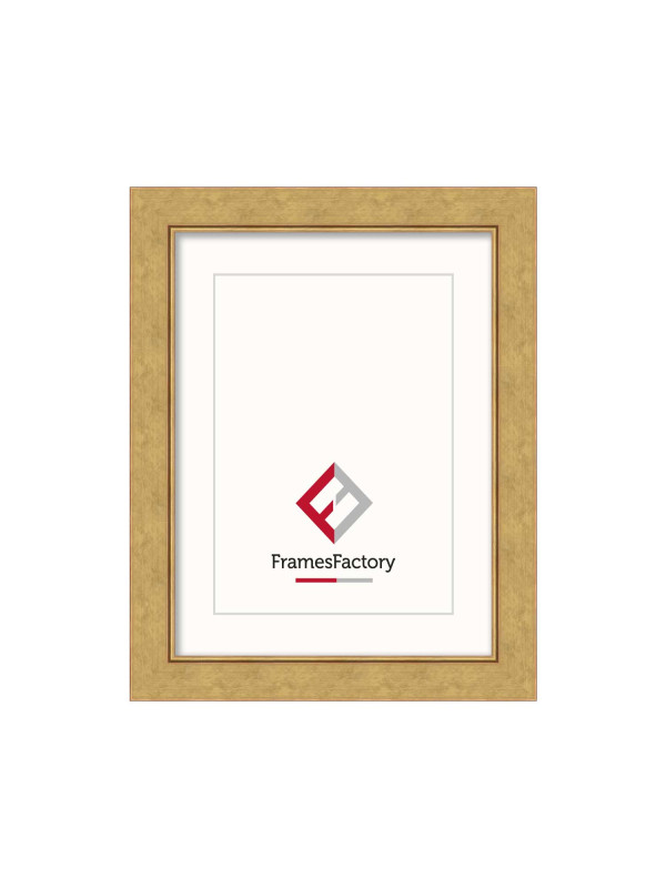 Drewniana ramka Gina złota