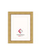 Drewniana ramka Gina złota