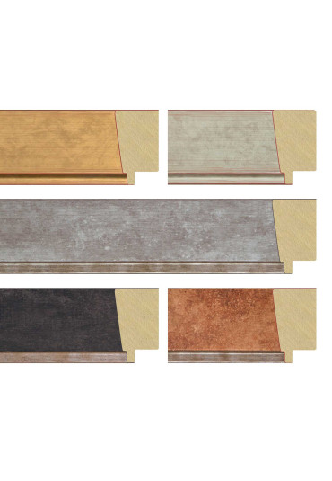 Drewniana ramka Gina złota