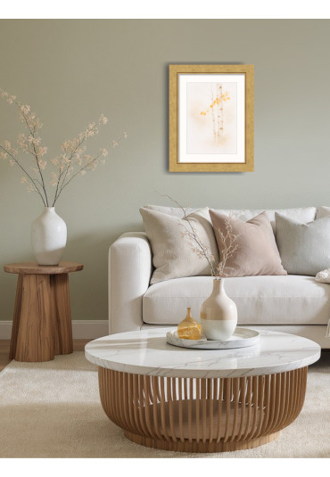 Drewniana ramka Gina złota