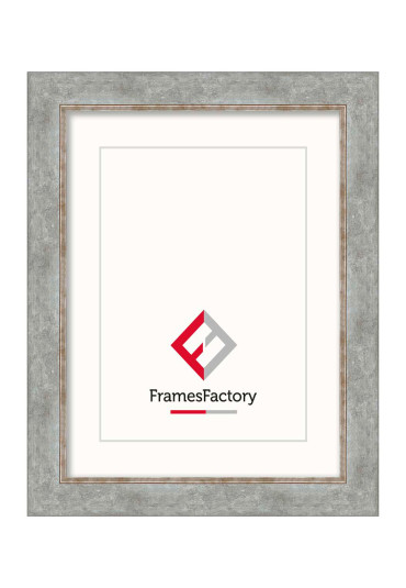 Drewniana ramka Gina szara