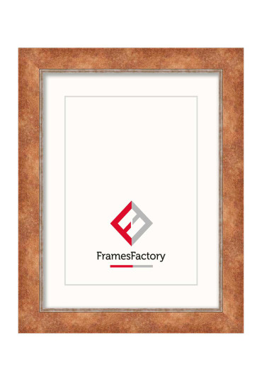 Drewniana ramka Gina miedziana