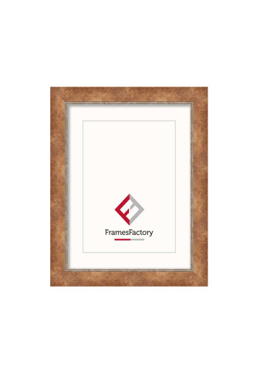 Drewniana ramka Gina miedziana