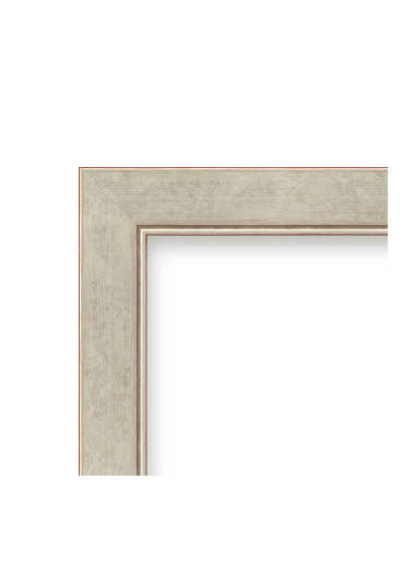 Drewniana ramka Gina srebrna