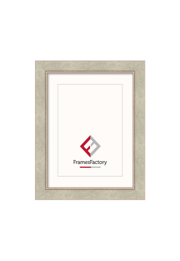 Drewniana ramka Gina srebrna