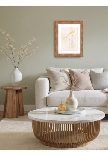 Drewniana ramka Gina miedziana