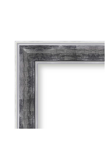 Barokowa ramka Trizia Czarno srebrna