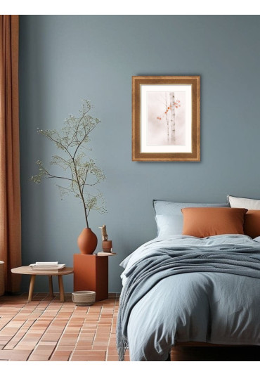 Barokowa ramka Trizia Miedzianozłota