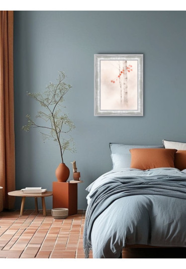 Barokowa ramka Trizia Srebrna