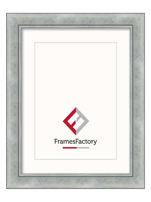 Barokowa ramka Bel Srebrny