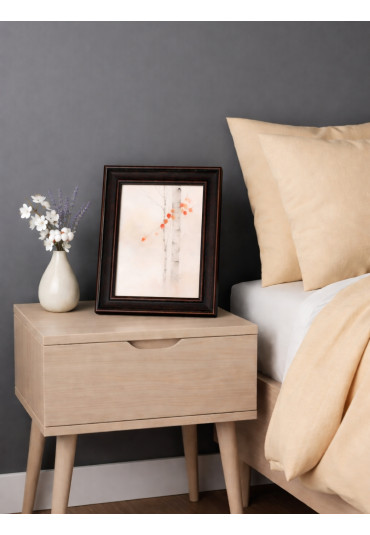 Drewniana ramka Ela Czarna przecierana