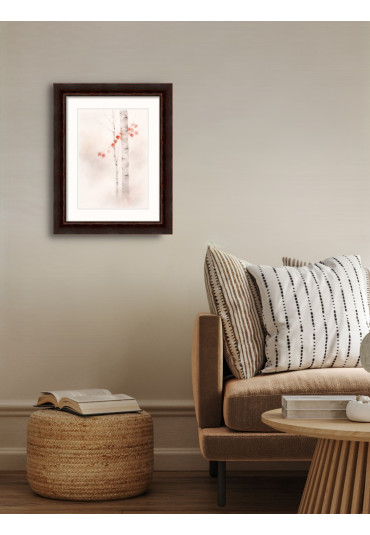 Drewniana ramka Ela Czarna przecierana