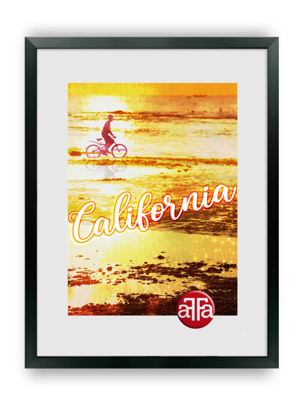 Ramka prosta California czarna