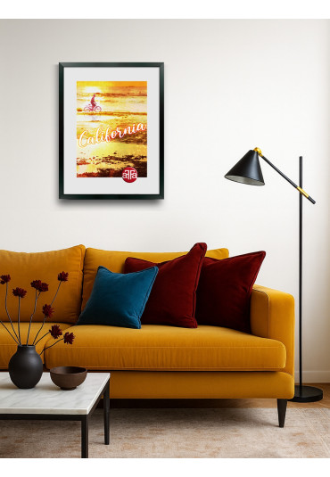 Ramka prosta California czarna