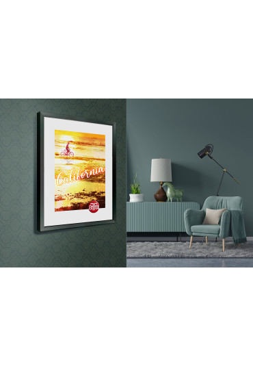 Ramka prosta California czarna