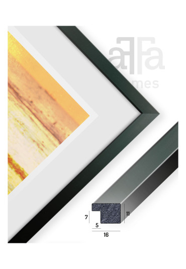 Ramka prosta California czarna