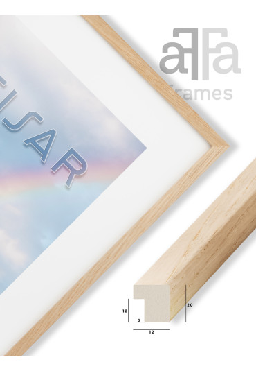 Ramka drewniana Tisar dąb