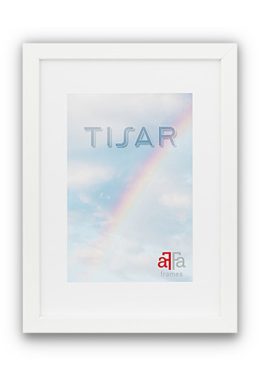 Ramka drewniana Tisar biała
