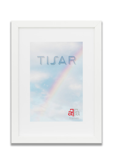 Ramka drewniana Tisar biała