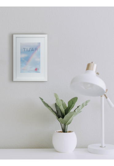 Ramka drewniana Tisar biała