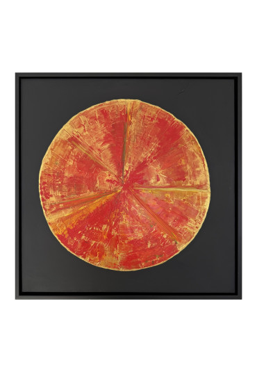obraz strukturalny w ramie czarnej,  100% handmade, format  50x50