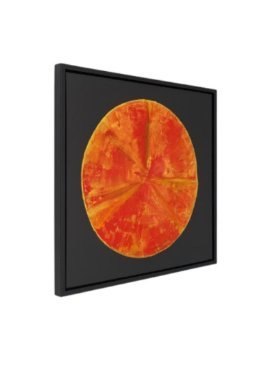 obraz strukturalny w ramie czarnej,  100% handmade, format  50x50