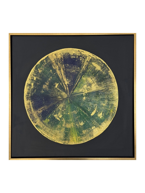 obraz na płótnie w ramie złotej, 100 % handmade, wymiary 50x50