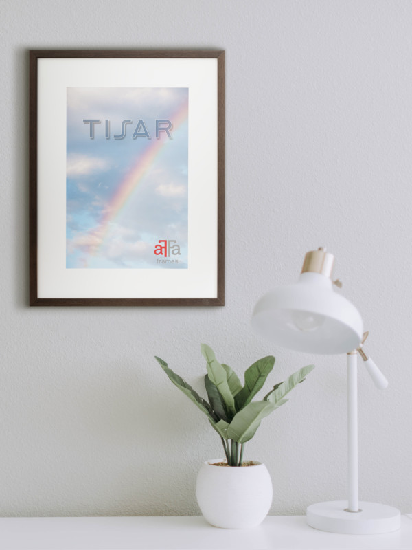 Ramka drewniana Tisar brązowa