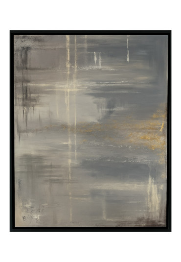 obraz strukturalny w ramie czarnej,  100% handmade, format 60x80