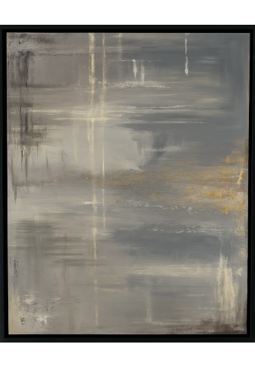 obraz strukturalny w ramie czarnej,  100% handmade, format 60x80