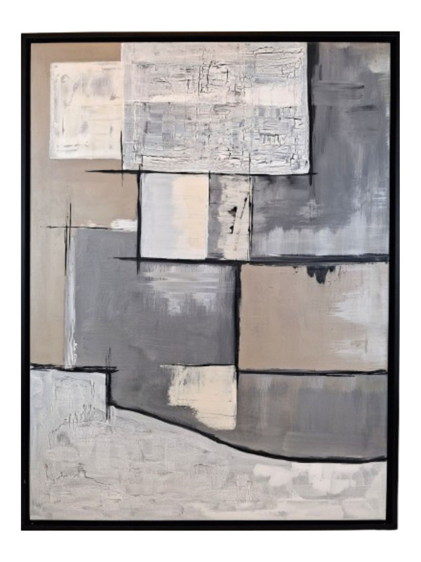obraz na płótnie w ramie czarnej, 100% hand made  60x80,