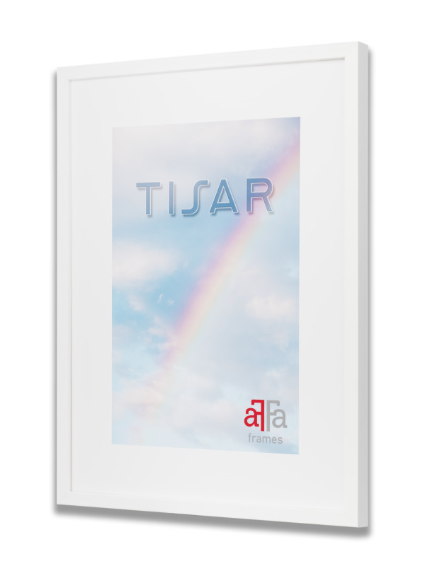Ramka drewniana Tisar biała
