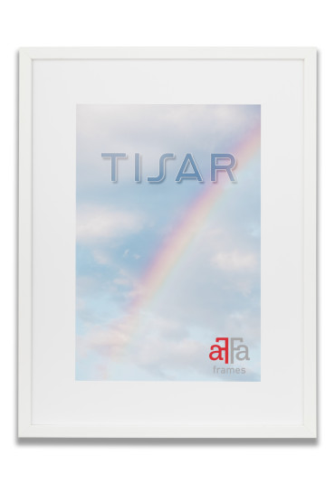 Ramka drewniana Tisar biała