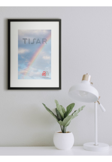 Ramka drewniana Tisar czarna