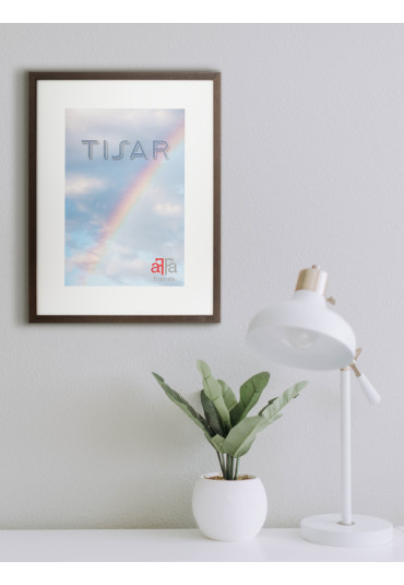 Ramka drewniana Tisar brązowa