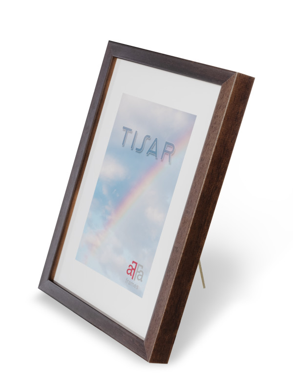 Ramka drewniana Tisar brązowa