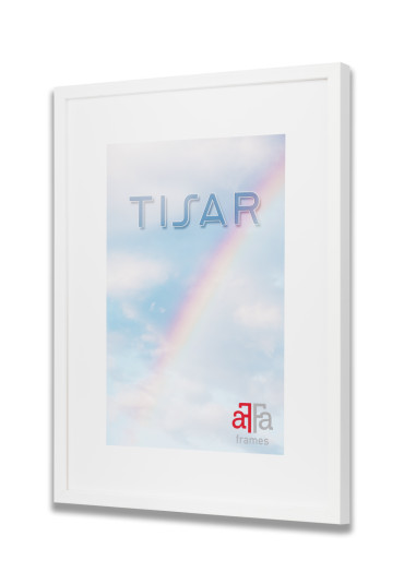 Ramka drewniana Tisar biała
