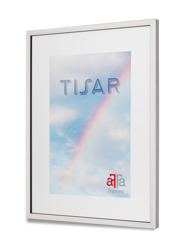 Ramka drewniana Tisar srebrna