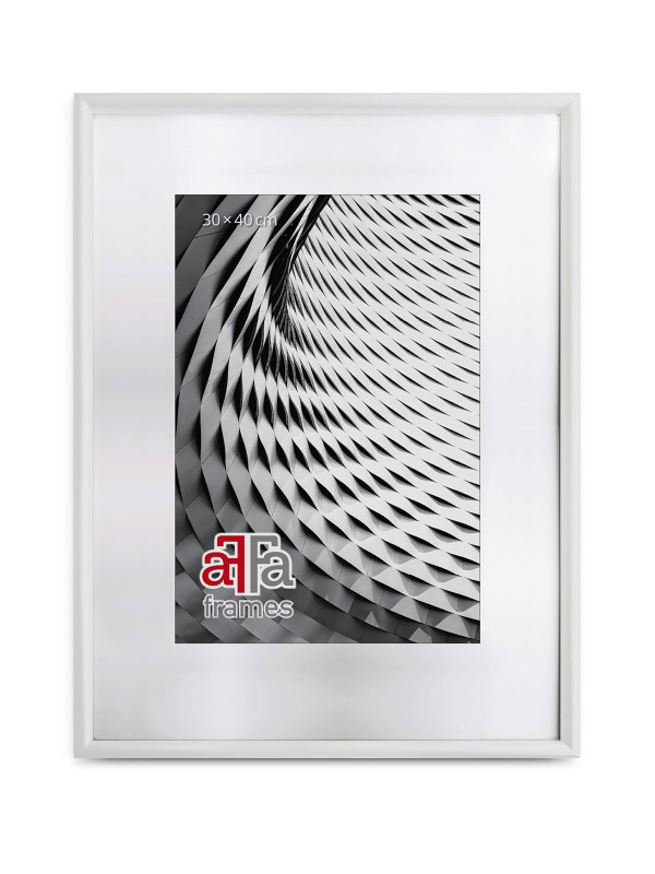 Drewniana ramka Finger biała