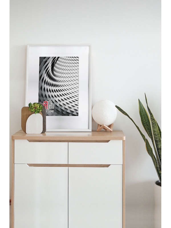 Drewniana ramka Finger biała