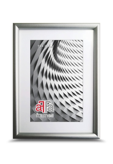 Drewniana ramka Finger srebrna