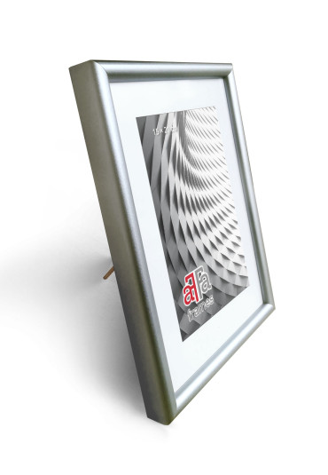 Drewniana ramka Finger srebrna